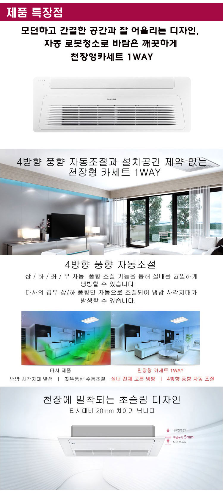 LG_상업용 에어컨_10평형천정형_1WAY_TQ0401U2S 상세 이미지 1